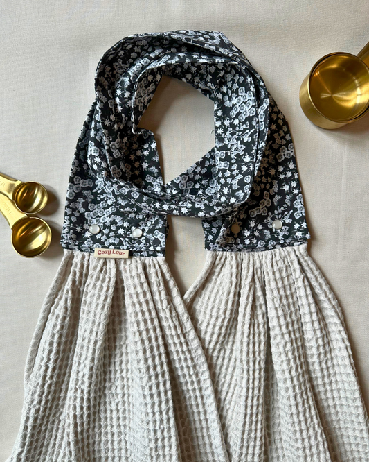 Black Butterfly Floral - Detachable