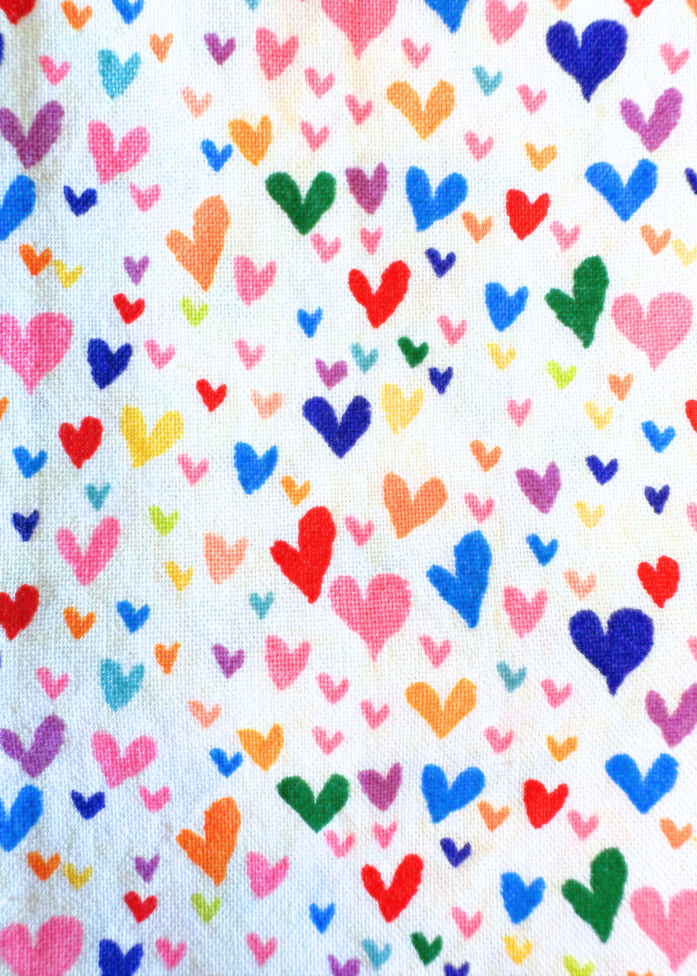 Rainbow Hearts - Toddler Scarf