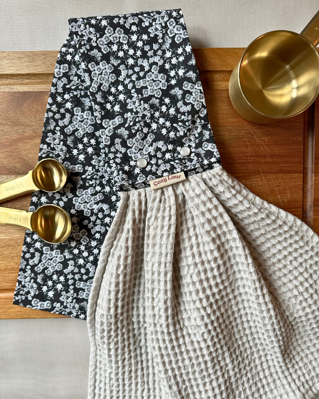 Black Butterfly Floral - Detachable