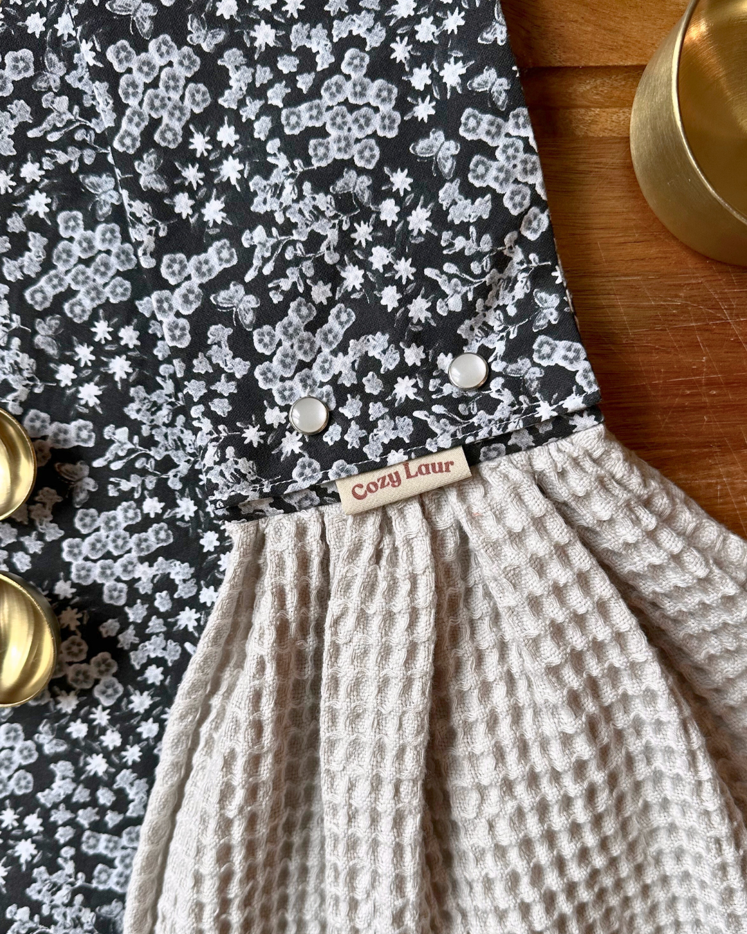 Black Butterfly Floral - Detachable