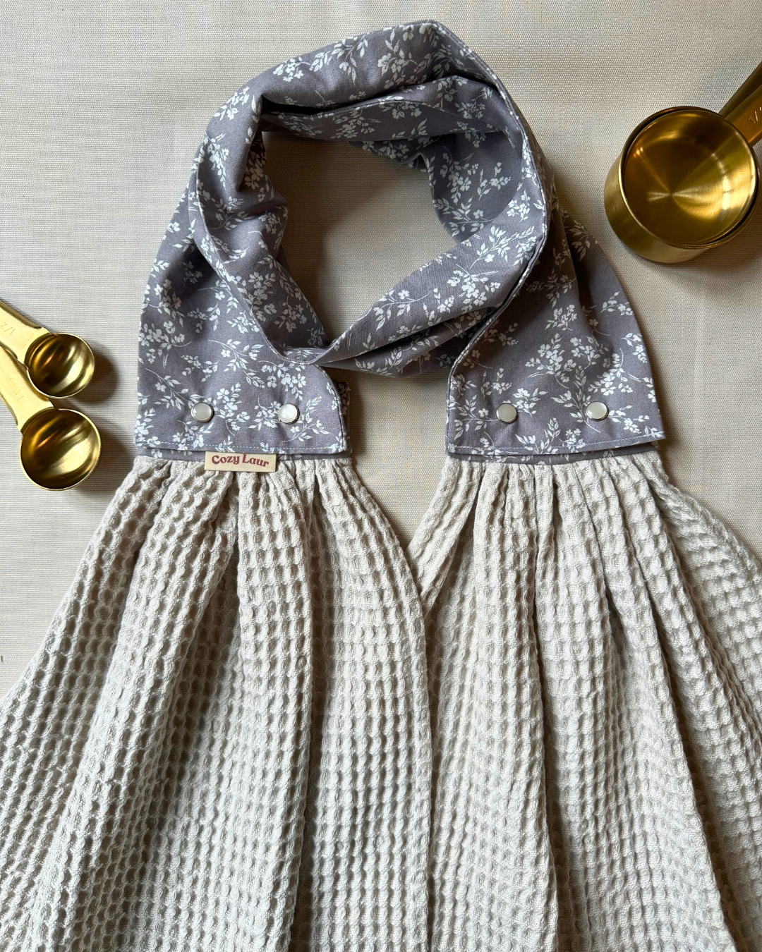 Gray Floral - Detachable