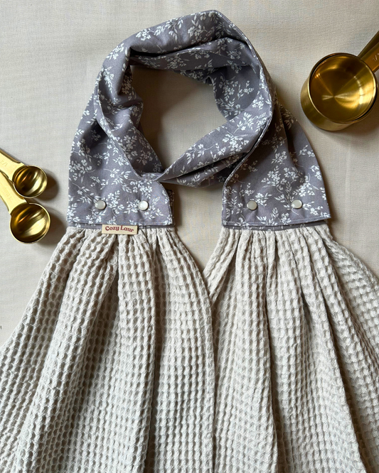 Gray Floral - Detachable